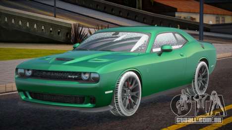 Dodge Hellcat Green para GTA San Andreas