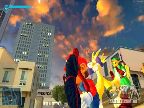 Link de Super Smash Brothers Melee para GTA San Andreas