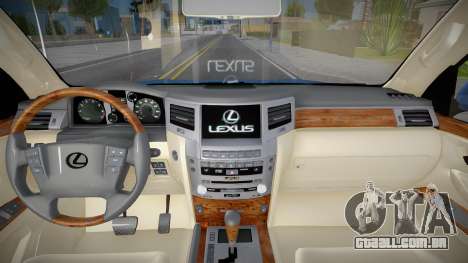 Lexus LX570 Luxury para GTA San Andreas