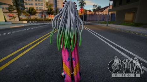 Daki From Kimetsu no Yaiba White Hair para GTA San Andreas