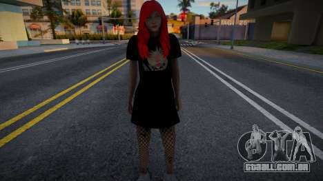 Red Hair Girl para GTA San Andreas