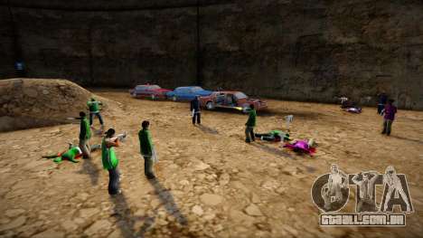 Tiroteio em Grove Street e Ballas Canyon para GTA San Andreas