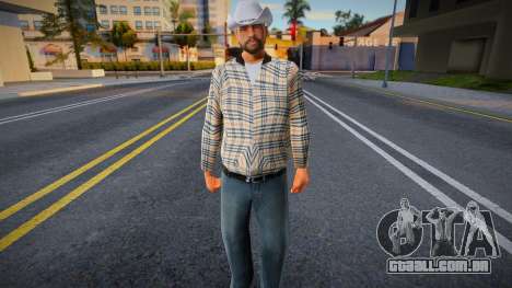 Homem de camisa xadrez 1 para GTA San Andreas