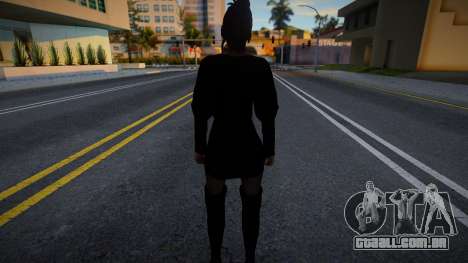 Menina em um vestido preto para GTA San Andreas