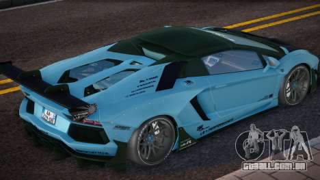 Lamborghini Aventador LP700-4 Roadster Blue para GTA San Andreas