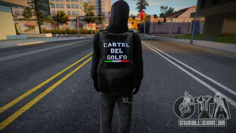 Um membro do cartel em uma balaclava para GTA San Andreas