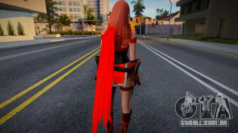 First Summoner Rachel Ninja Costume para GTA San Andreas