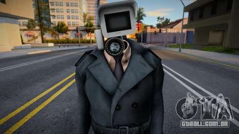 Skin De Cameraman De Skibidi Toilet para GTA San Andreas