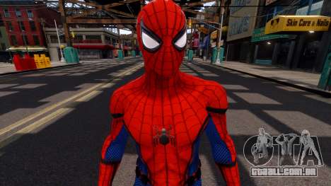 Spider-Man Homecoming Civil War Suit retexture para GTA 4