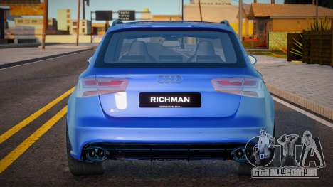 Audi RS6 Richman para GTA San Andreas