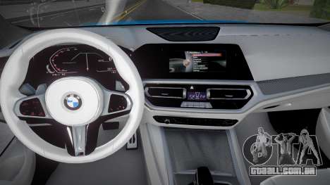BMW 3 Series G20 2020 UKR Plate para GTA San Andreas