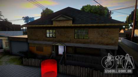 CJ House Remastered Exterior para GTA San Andreas