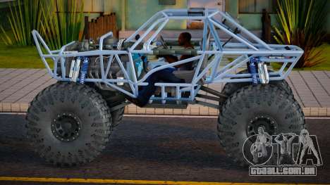 Bagged Customs Jeep Rock Crawler Polish Number para GTA San Andreas