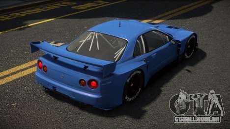 Nissan Skyline R34 Racing Tune para GTA 4