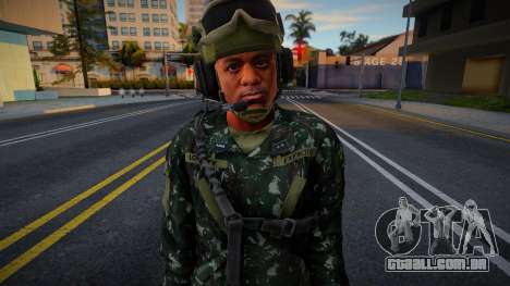 Skin Exercito Brasileiro Cavalaria Blindada 4 para GTA San Andreas