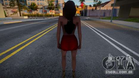 O Vestido Vermelho para GTA San Andreas