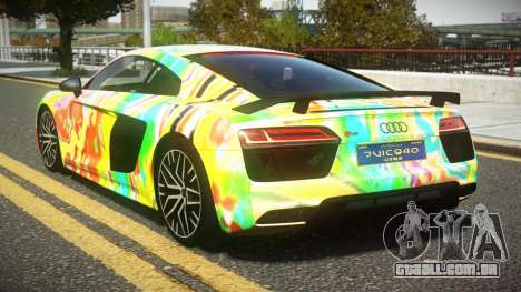 Audi R8 V10 Plus Racing S10 para GTA 4