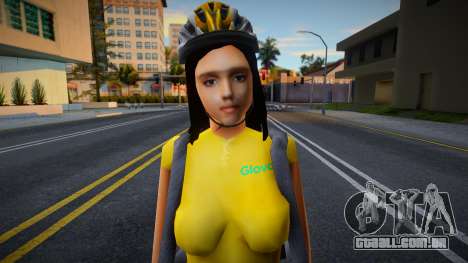 Mulher de entrega Glovo para GTA San Andreas