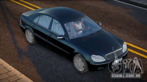 Mercedes-Benz s600 w220 Black para GTA San Andreas