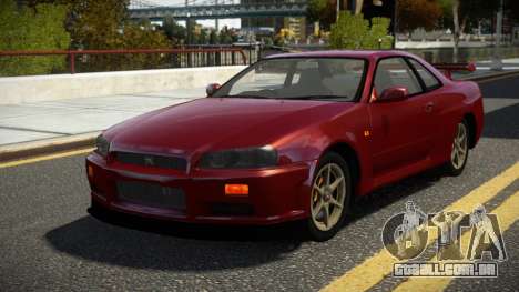 Nissan Skyline R34 ST V1.2 para GTA 4