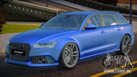 Audi RS6 Richman para GTA San Andreas