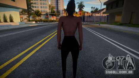 Menina de topless para GTA San Andreas