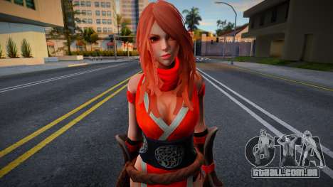 First Summoner Rachel Ninja Costume para GTA San Andreas