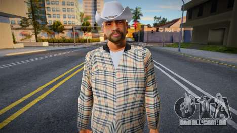 Homem de camisa xadrez 1 para GTA San Andreas