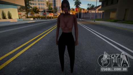 Menina de topless para GTA San Andreas