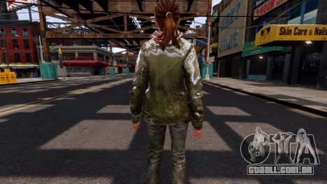 Ellie Wintercoat TLOU blood para GTA 4