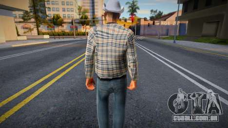 Homem de camisa xadrez 1 para GTA San Andreas