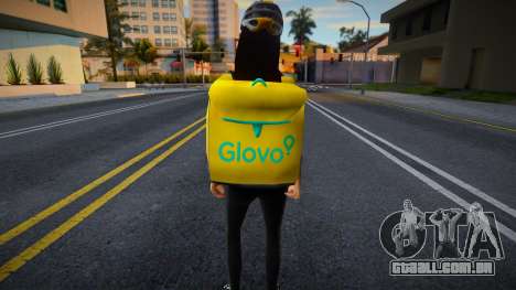 Mulher de entrega Glovo para GTA San Andreas