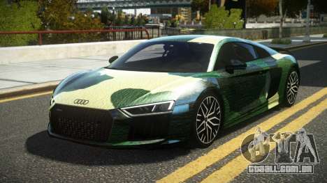 Audi R8 V10 Plus Racing S1 para GTA 4