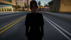 Menina em um vestido preto para GTA San Andreas
