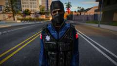 Um novo policial em uma balaclava para GTA San Andreas