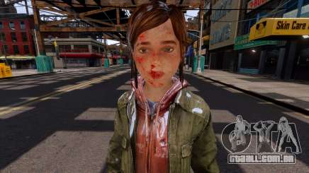 Ellie Wintercoat TLOU blood para GTA 4