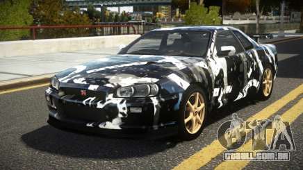 Nissan Skyline R34 UnE V-Spec S13 para GTA 4