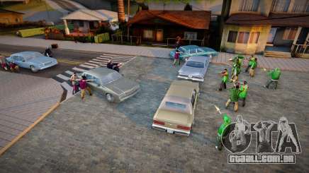 Ataque de Ballas em Grove Street v2 para GTA San Andreas