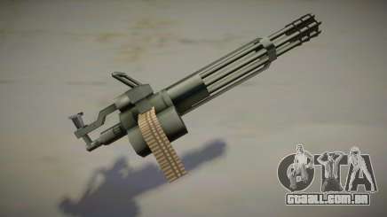 Military olive minigun v2 para GTA San Andreas