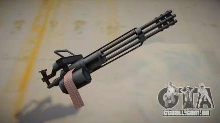 Totally black minigun v2 para GTA San Andreas