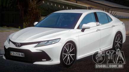 Toyota Camry V75 2022 Ukr Plate para GTA San Andreas