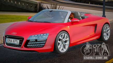 Audi R8 Cabriolet Plate para GTA San Andreas