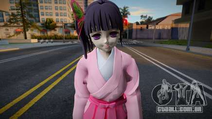 Tsuyuri Kanao From Kimetsu no Yaiba Kimono para GTA San Andreas