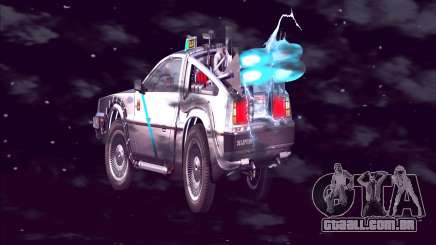 Delorean de volta para o futuro em vez da Lua para GTA San Andreas