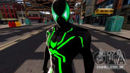 MVC3 Spiderman Black Green para GTA 4