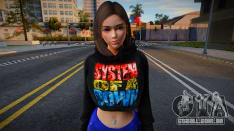 Samantha Samsung System Of A Down Fan para GTA San Andreas