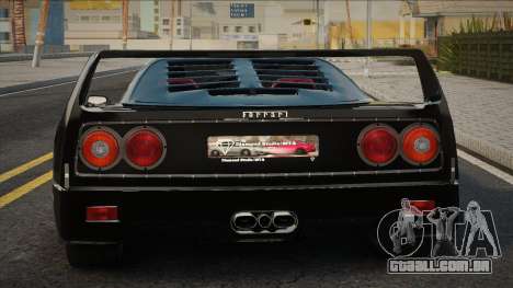 Ferrari F40 CCD Black para GTA San Andreas