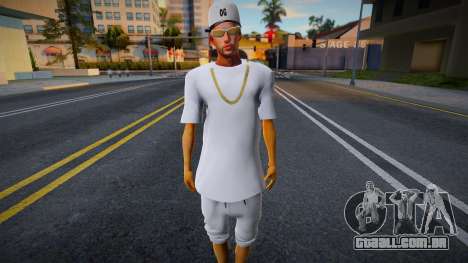 BAD BUNNY de blanco para GTA San Andreas