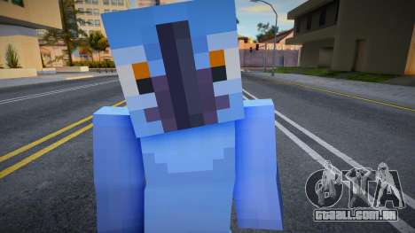 Blu (Rio) Minecraft para GTA San Andreas