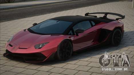 Lamborghini Aventador SVJ Red para GTA San Andreas